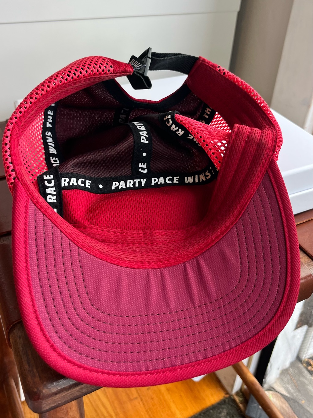 Rnnr Running Hat Red Party Pace Wins The Race — image 4 of 5